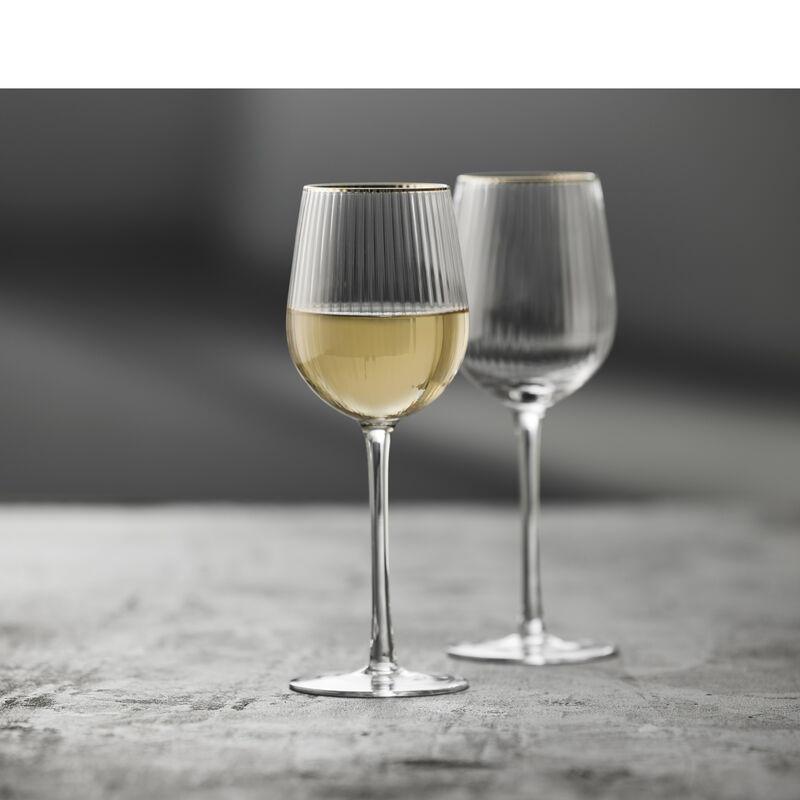 Palermo Gold Hvitvinsglass 4 stk.