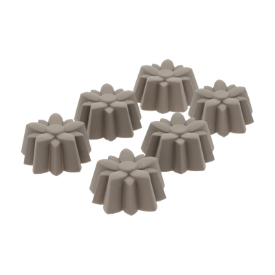 Blomst Muffinsform 6 stk.