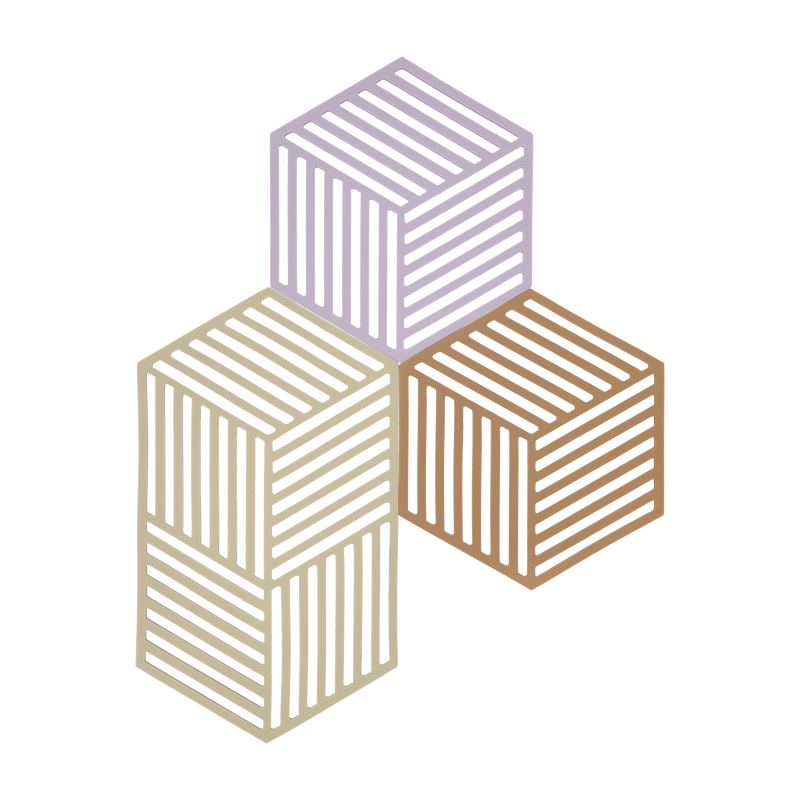 Hexagon Dessous-de-plat 3 pces