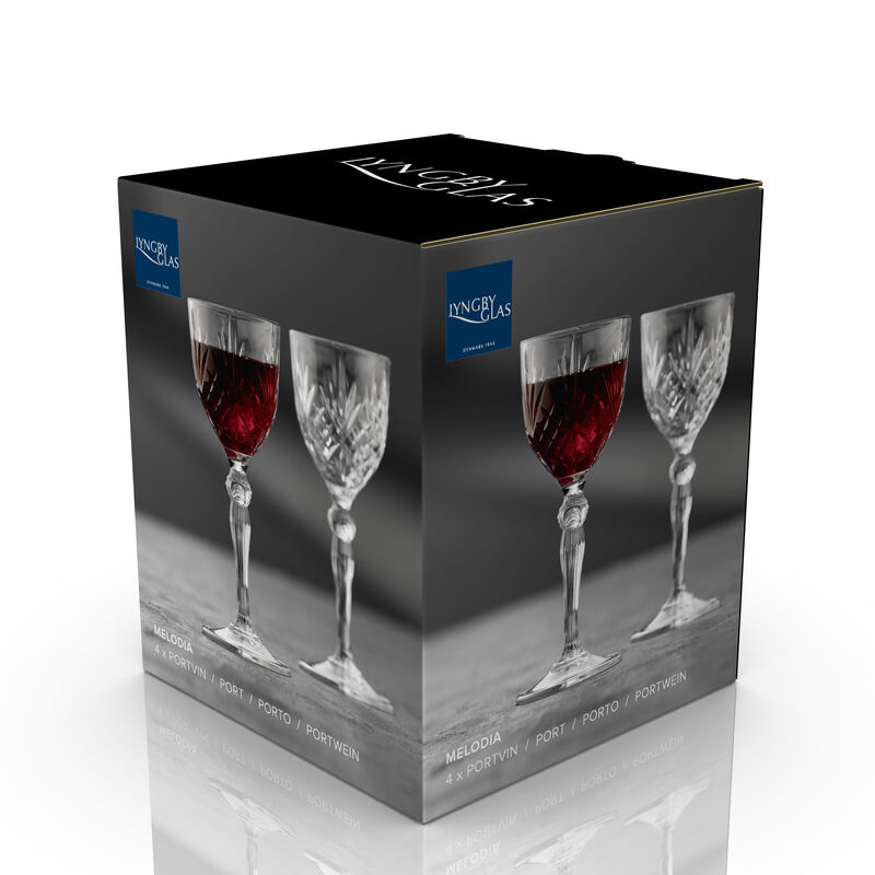Melodia Verre &agrave; porto 4 pces