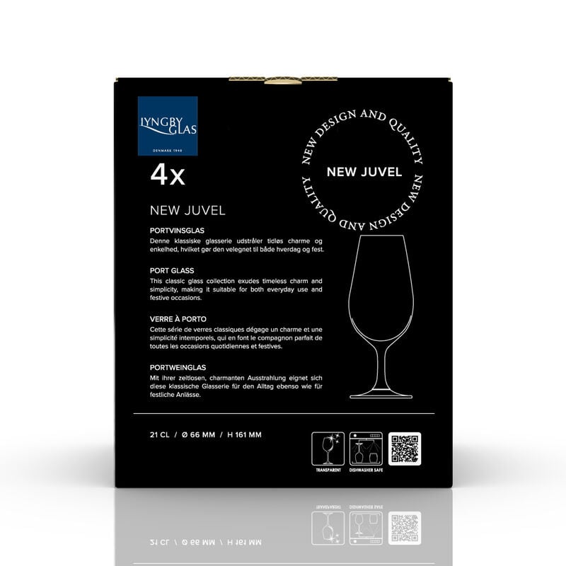 NEW Juvel Portweinglas 4 Stck.