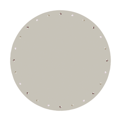 Christmas Hearts Embroidery Juletreteppe