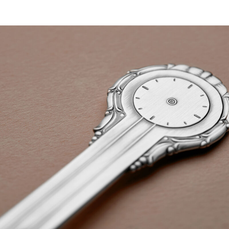 Clock Christening spoon Clock Christening spoon
