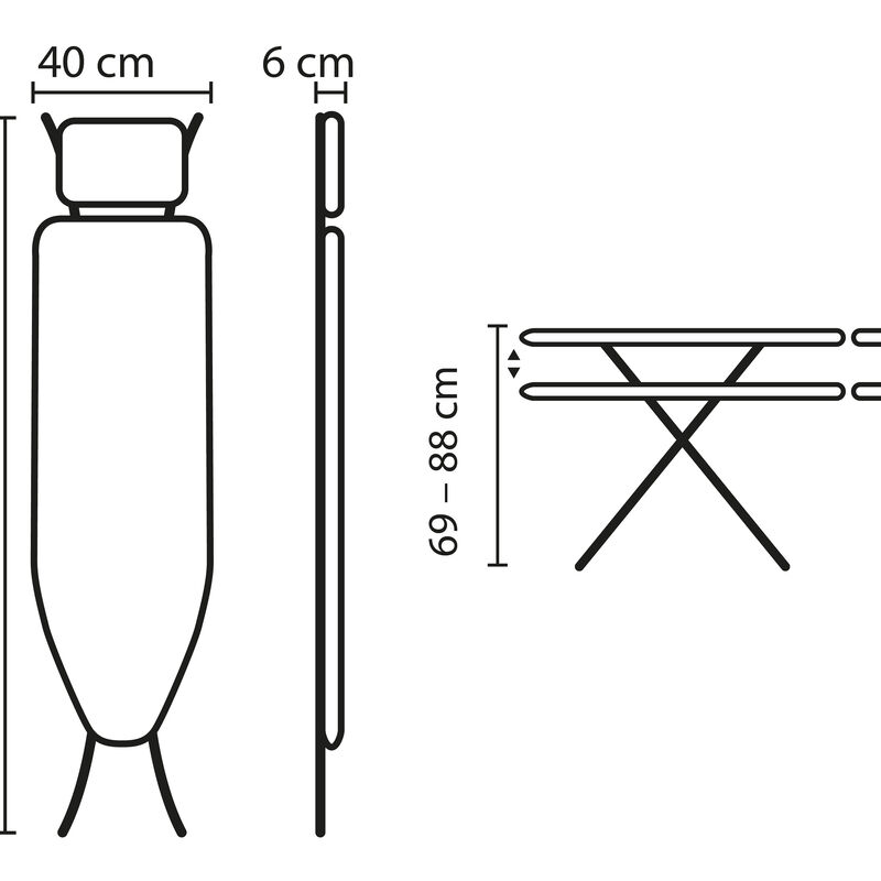 Classic M Basic Black Strykebrett