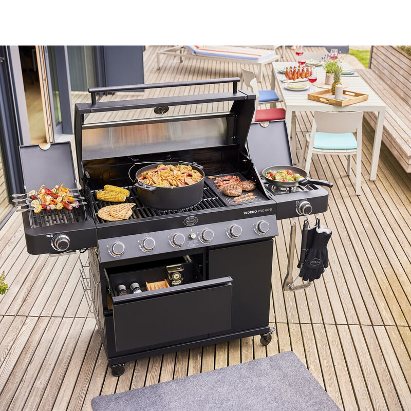 Videro PRO G6-S Vario+ Gasolgrill 27500 watt