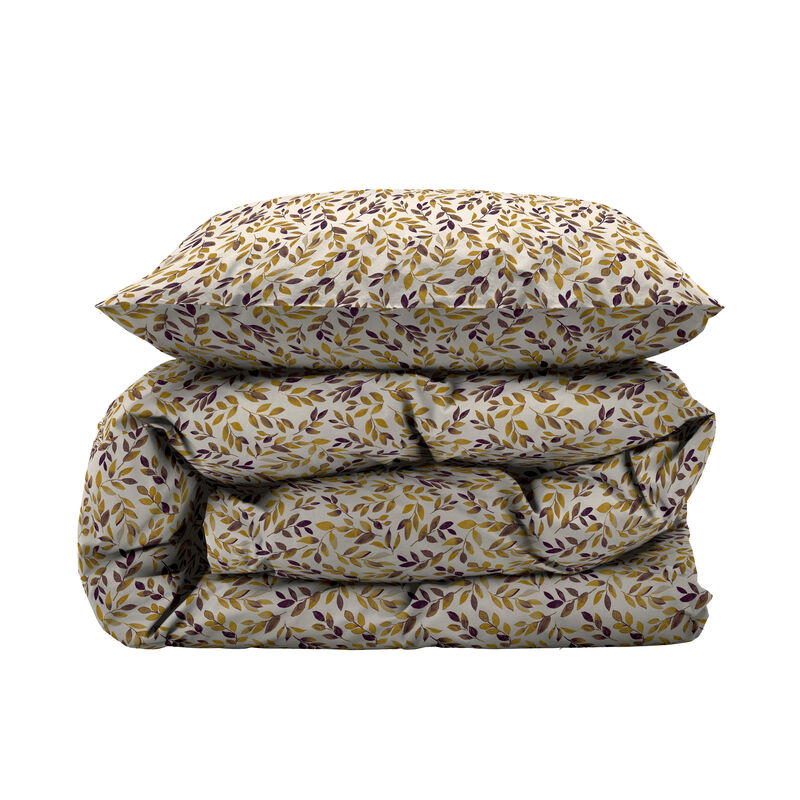 Painterly Leaf Drap de lit DE