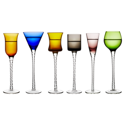 London Verre &agrave; schnaps 6 pces