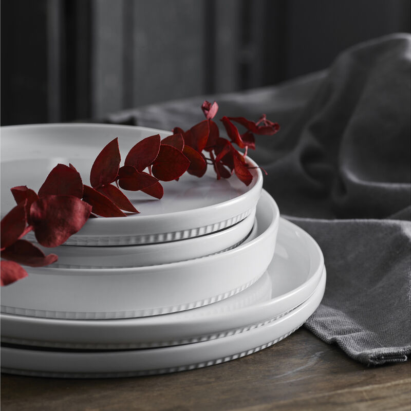 Toulouse Tallerken flad lige kant