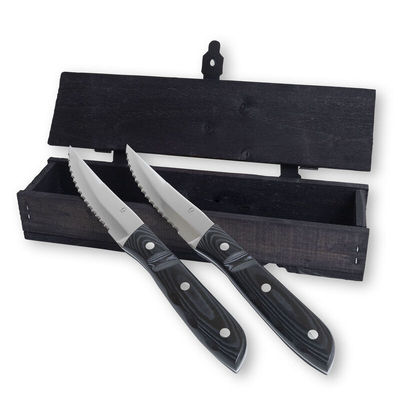Old Farmer Micarta Steakkniv XL 2 stk.