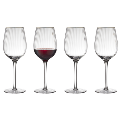 Palermo Gold Red wine glass 4 pcs