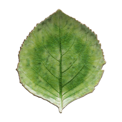 Riviera tallrik hortensiablad