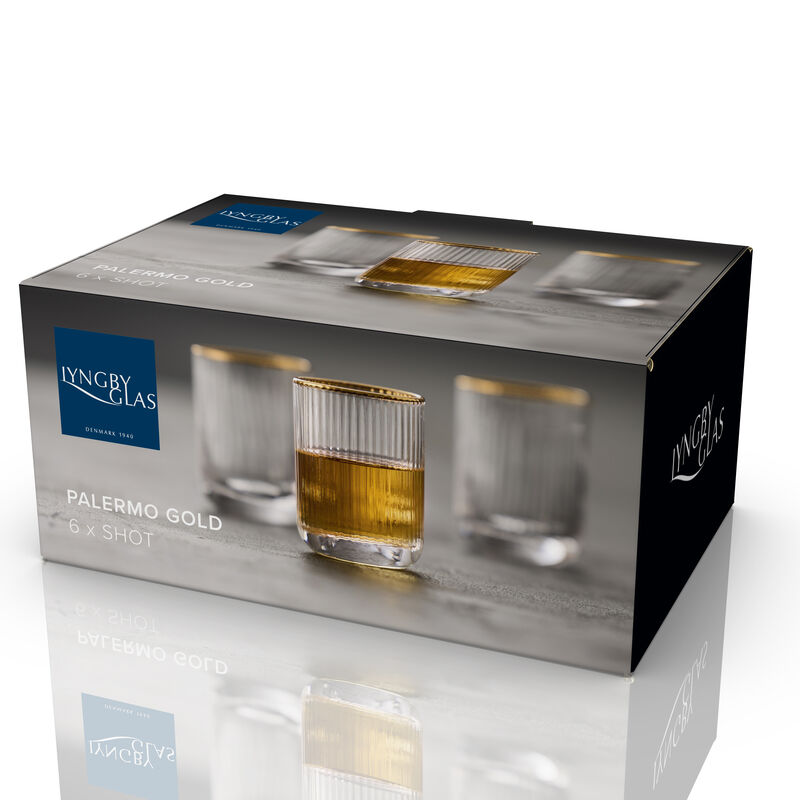 Palermo Gold Shotglas 6 stk.