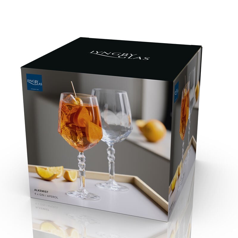 Alkemist Gin Glas/Aperol Glas 4 Stck.