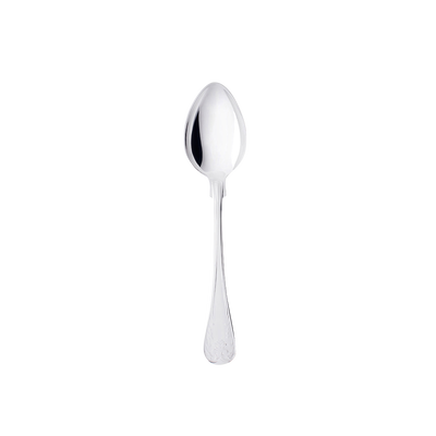 Gammal Fransk Silverplated Dessert spoon