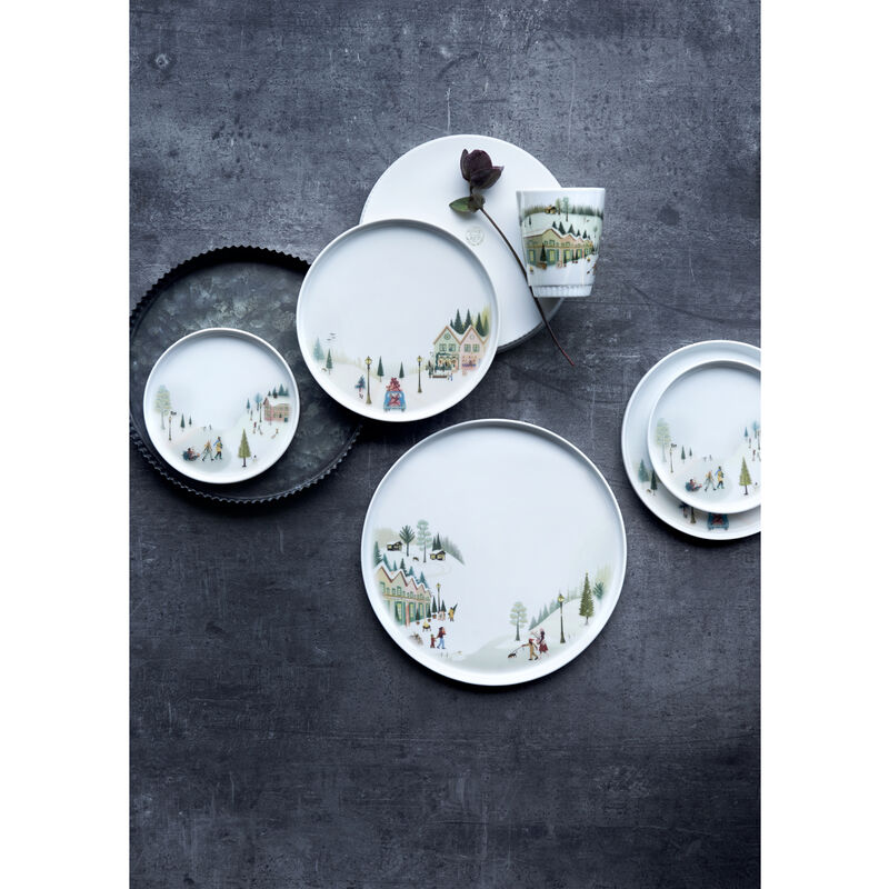 Vinter Toulouse Tallrik flat rak kant