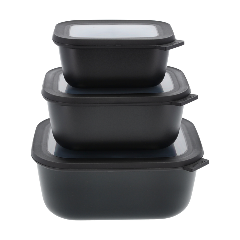 Cirqula høy Rekt. bollesett m.lokk 3 stk.