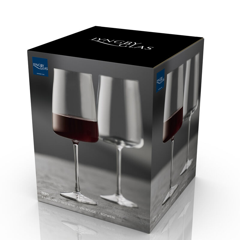 Zero Verre &agrave; vin rouge 4 pces