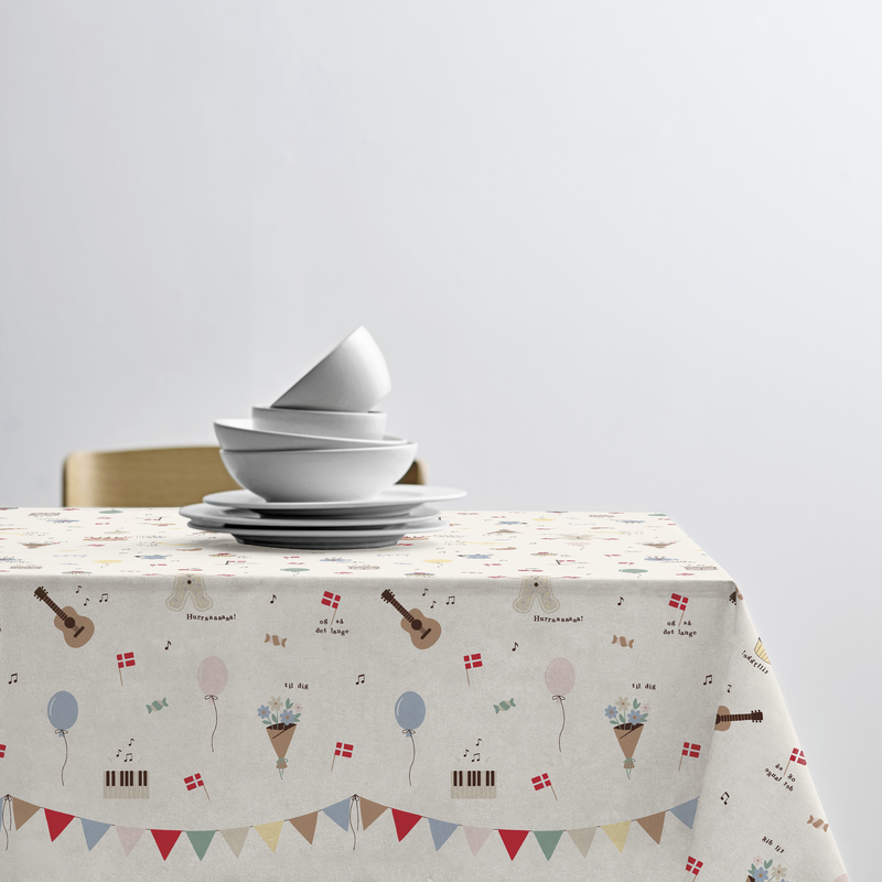 Birthday Acrylic tablecloth w. antislip
