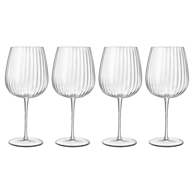 Optica Gin & tonic glas burgundy 4 st Optica Gin & tonic glas burgundy 4 st