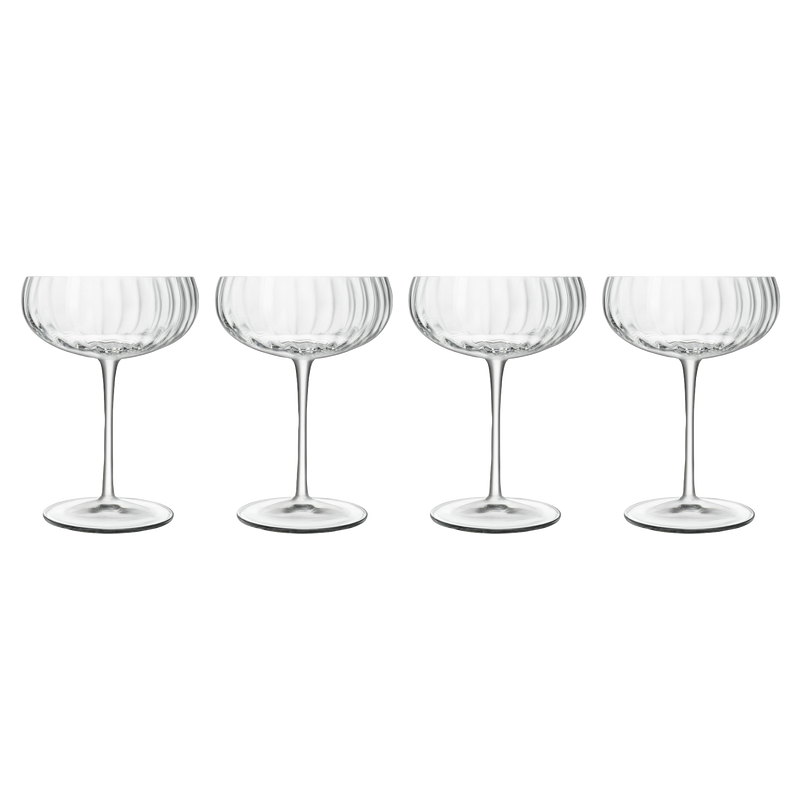 Optica Champagnesk&aring;l 4 stk.