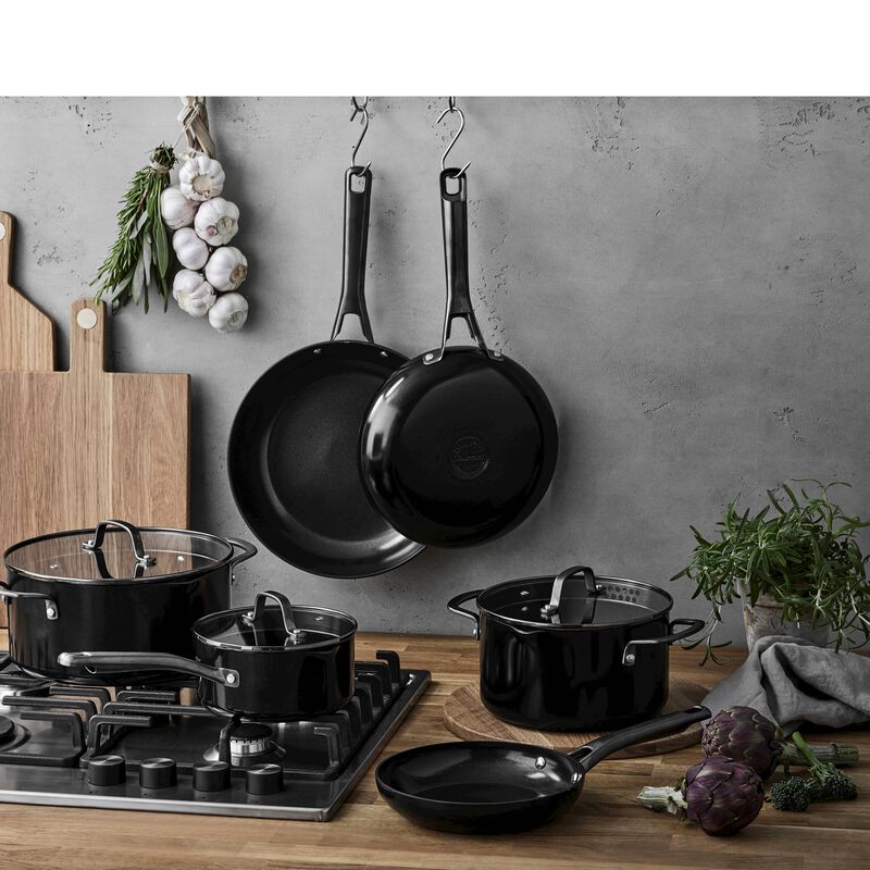 Blavet Grytesett m/lokk 6 deler