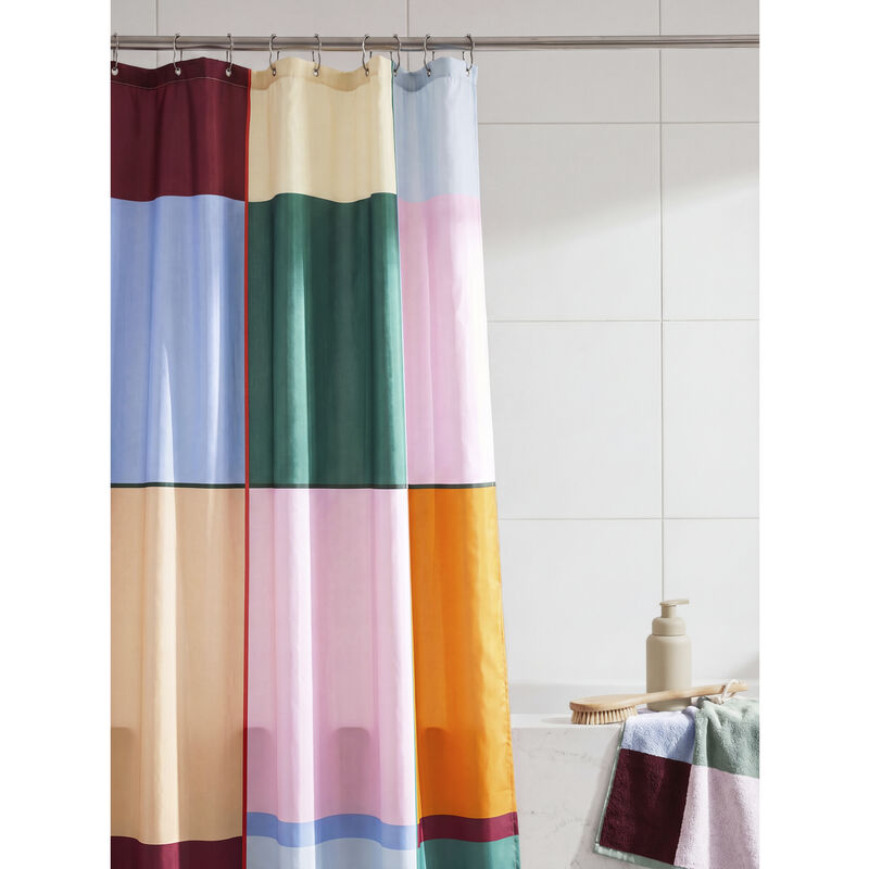Colour Block Rideau de douche