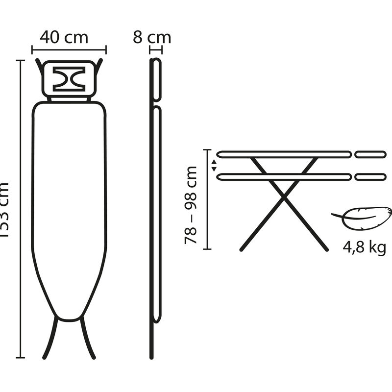 Airboard M Black Plus Strykebrett