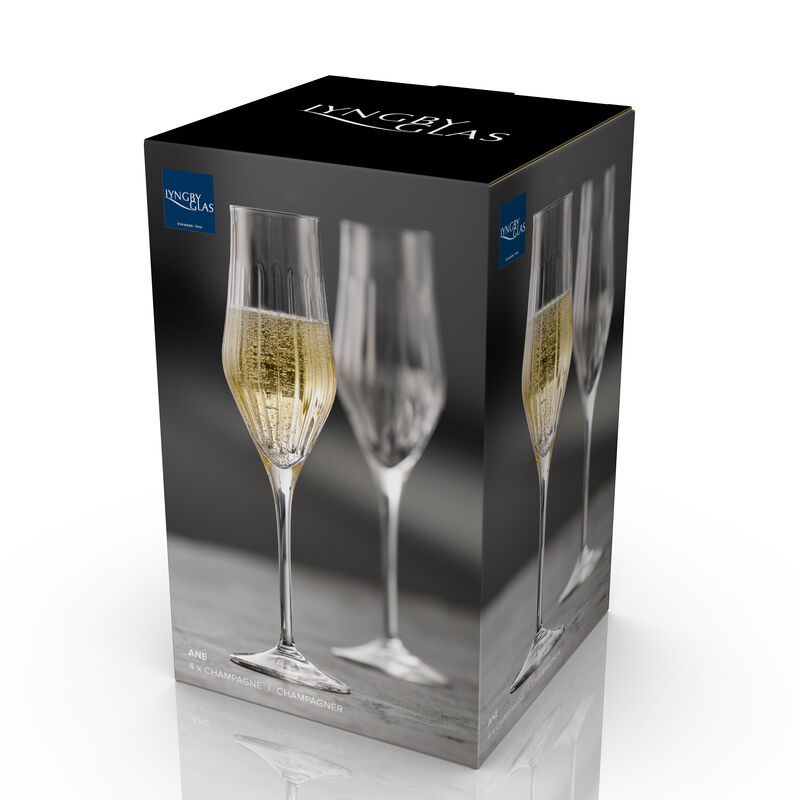 Ane Verre de champagne 4 pces