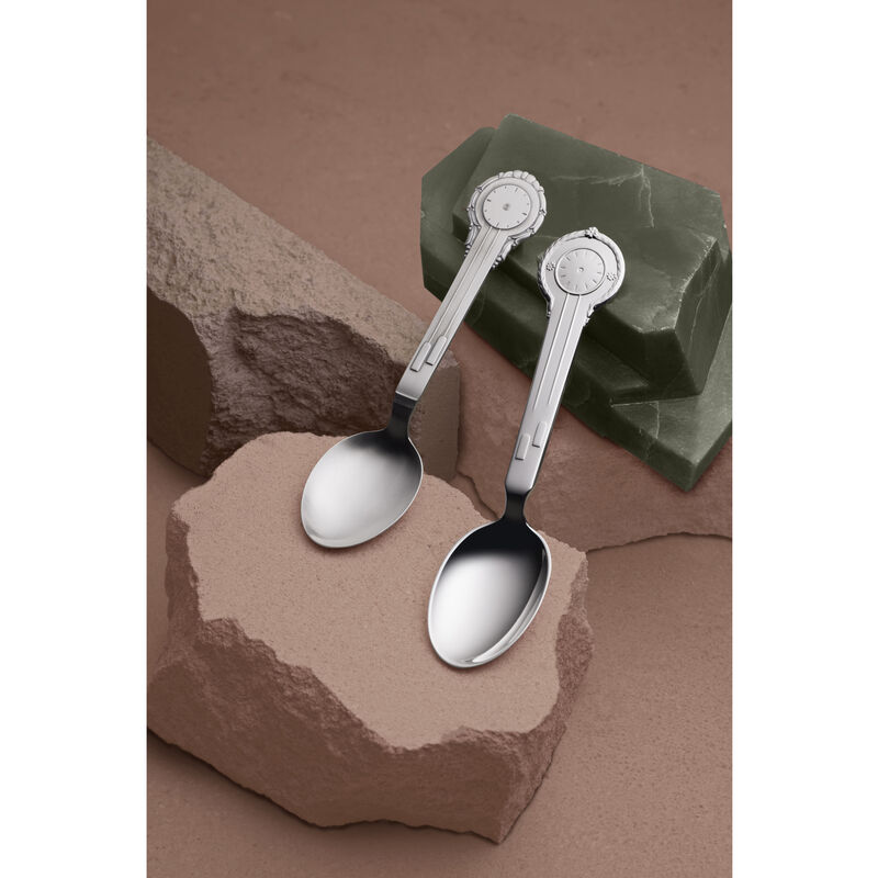 Clock Christening spoon Clock Christening spoon