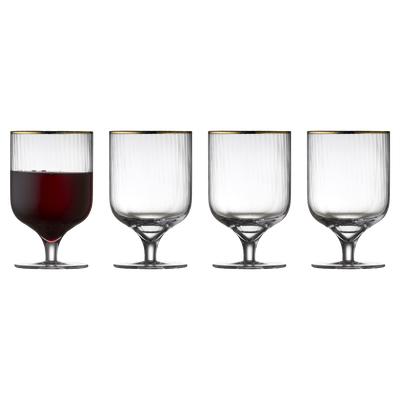 Palermo Gold Verre &agrave; vin 4 pces