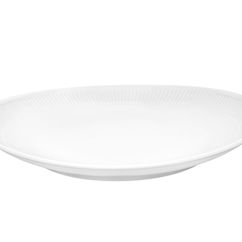 Pliss&eacute; Tallerken oval