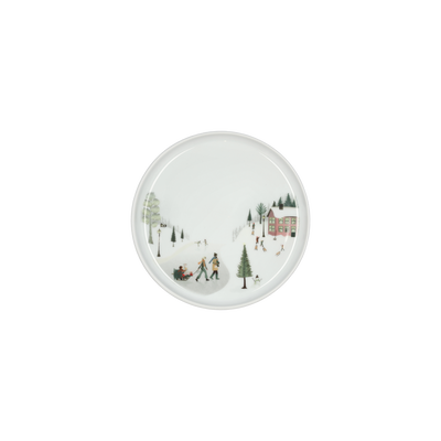 Vinter Toulouse Tallerken flad lige kant Vinter Toulouse Tallerken flad lige kant