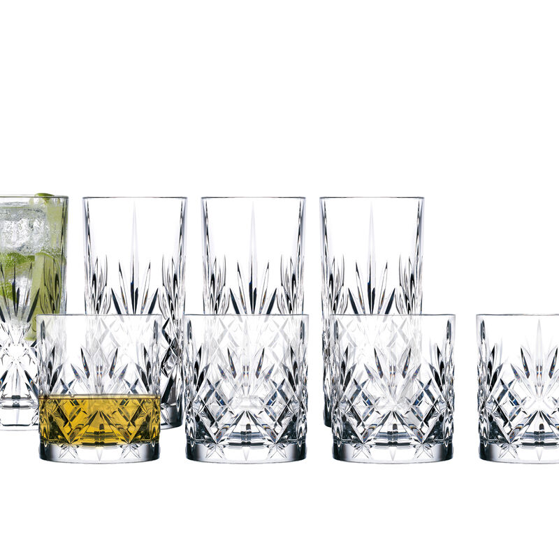 Melodia Whiskyglas/Highball 8 Teile