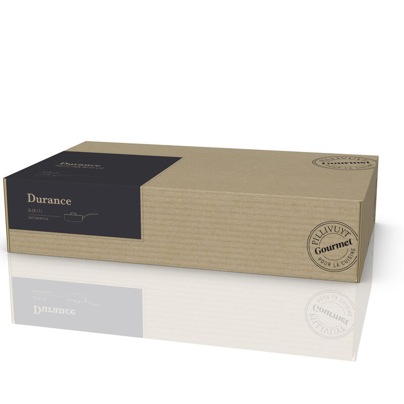 Durance Saut&eacute;panne med glasslokk