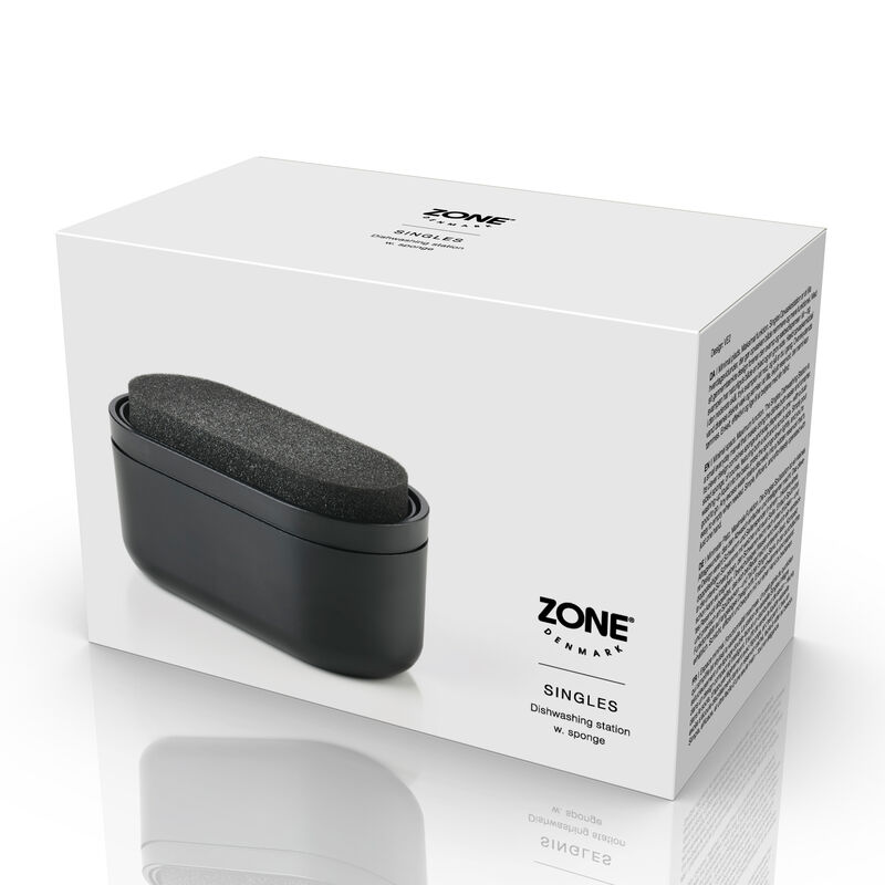 Singles Oppvaskstasjon med svamp 3 deler