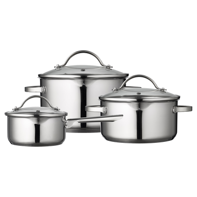 Endurance Cookware set w lid 6 parts