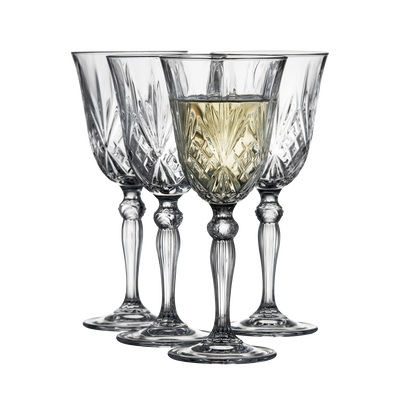 Melodia Verre &agrave; vin blanc 4 pces