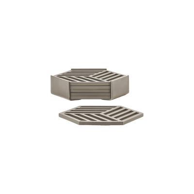 Hexagon Glasbrikker 6 stk.