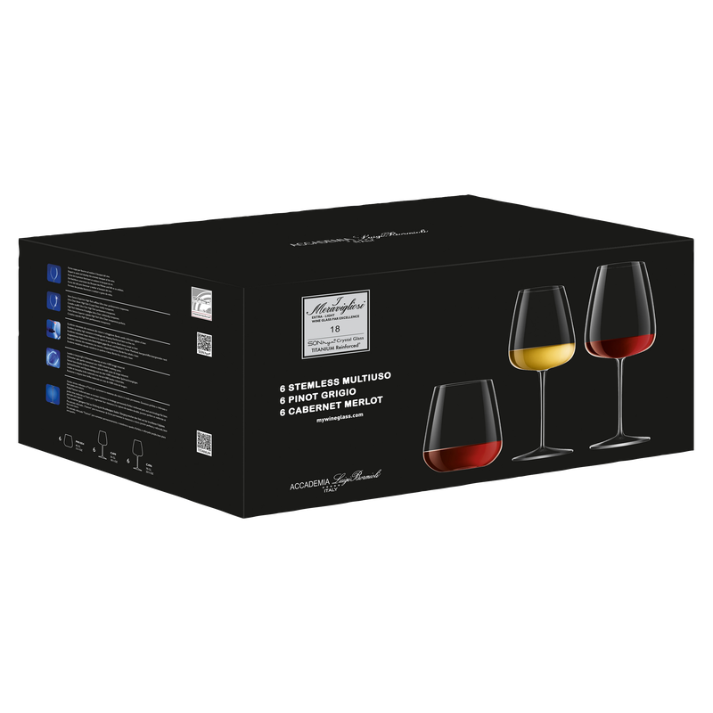 I Meravigliosi Vinglas-set 18 delar I Meravigliosi Vinglas-set 18 delar