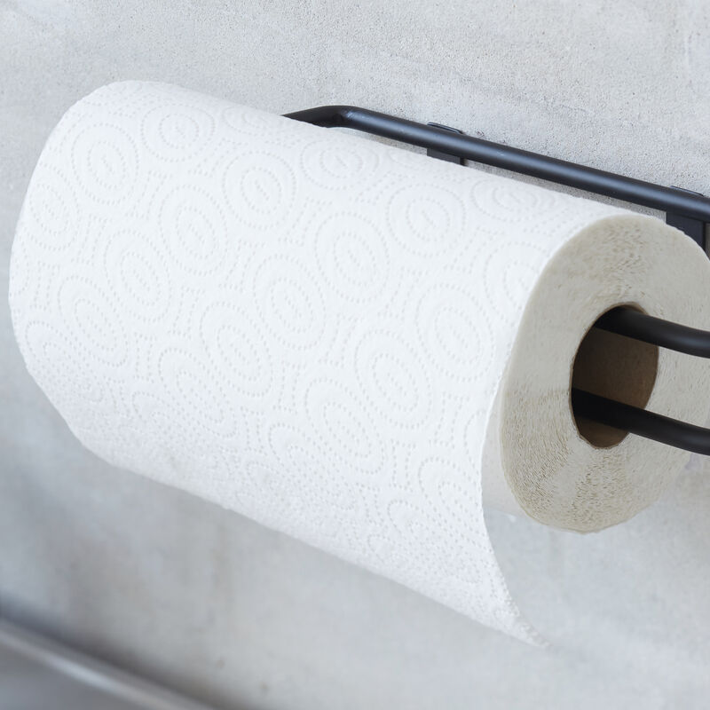 Kitchen roll holder for wall