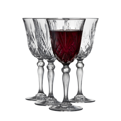 Melodia Verre &agrave; vin rouge 4 pces