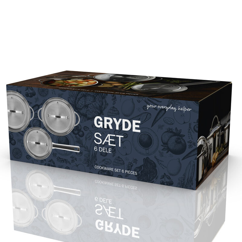 Endurance Cookware set w lid 6 parts