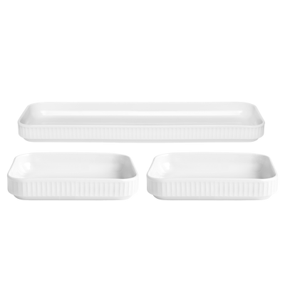 Pliss&eacute; Fads&aelig;t rektangul&aelig;rt 3 dele