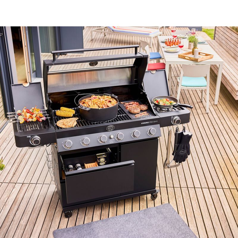 Videro PRO G6-S Vario+ Gasolgrill 27500 watt