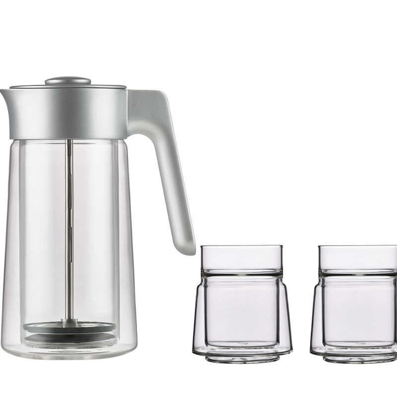 GAVE Stempelkande og glas