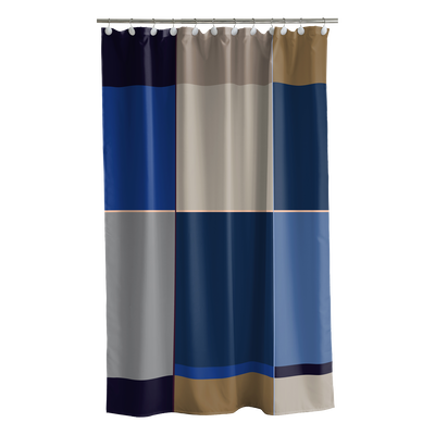 Colour Block Shower Curtain