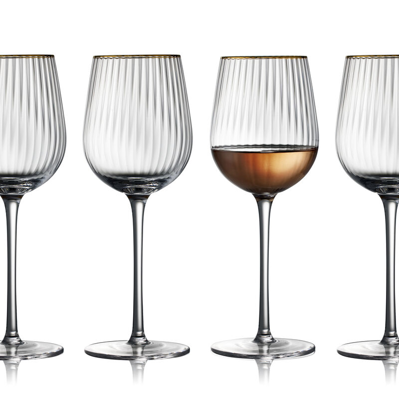 Palermo Gold Hvitvinsglass 4 stk.