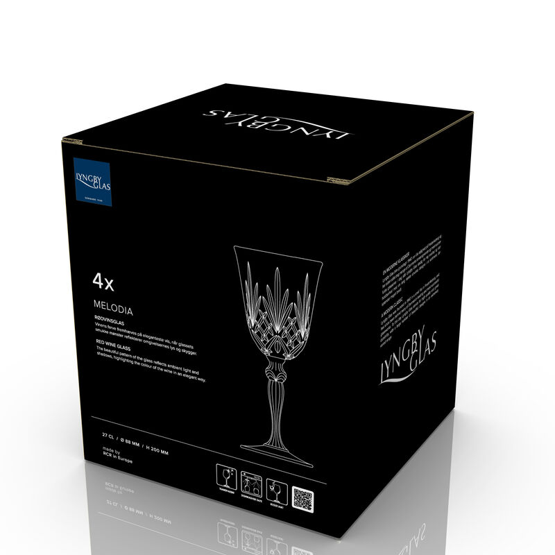 Melodia Red wine glass 4 pcs