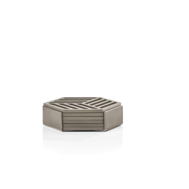 Hexagon Glasbrikker 6 stk.