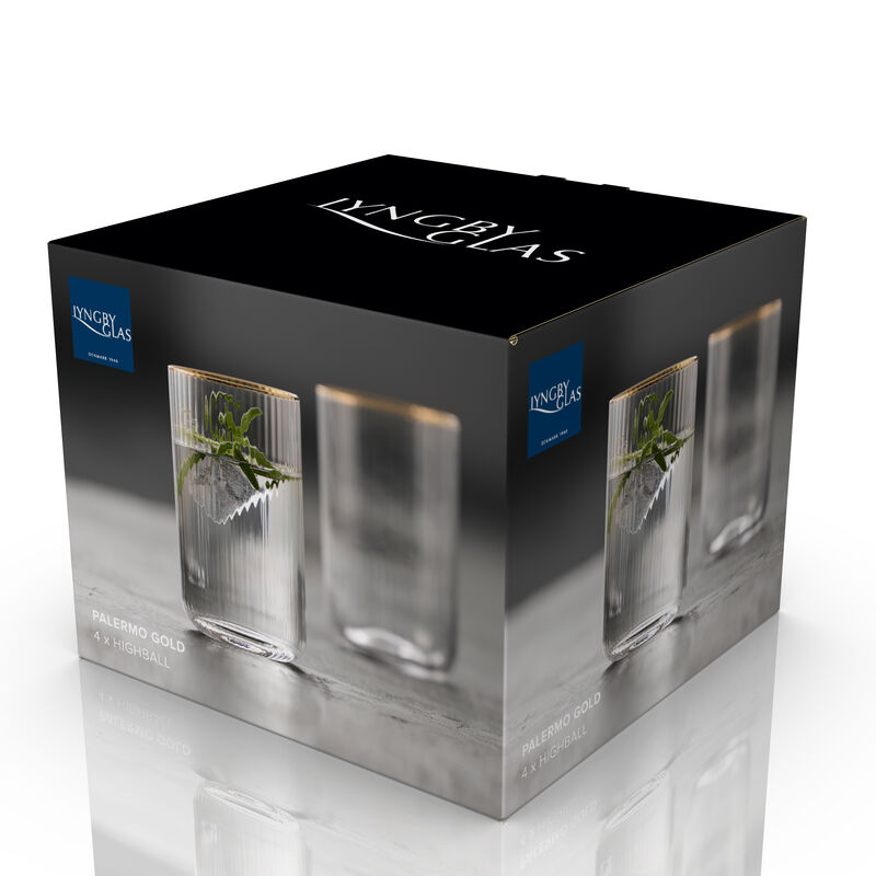 Palermo Gold Highball 4 pcs